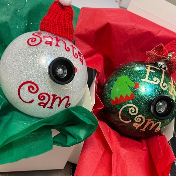 Handmade Santa Cam or Elf Cam ornament - Picture 2 of 2